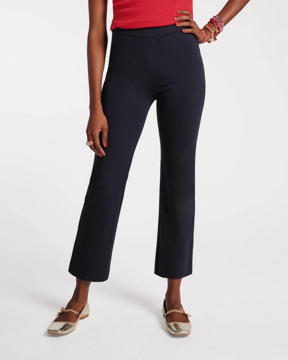 Wonder PantSolid Stretch in Navy by Frances Valentine