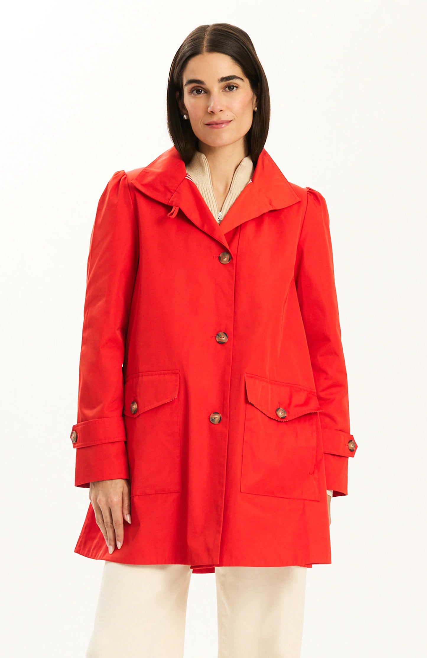 Sutton Trench Coat in Aurora by Tyler Böe