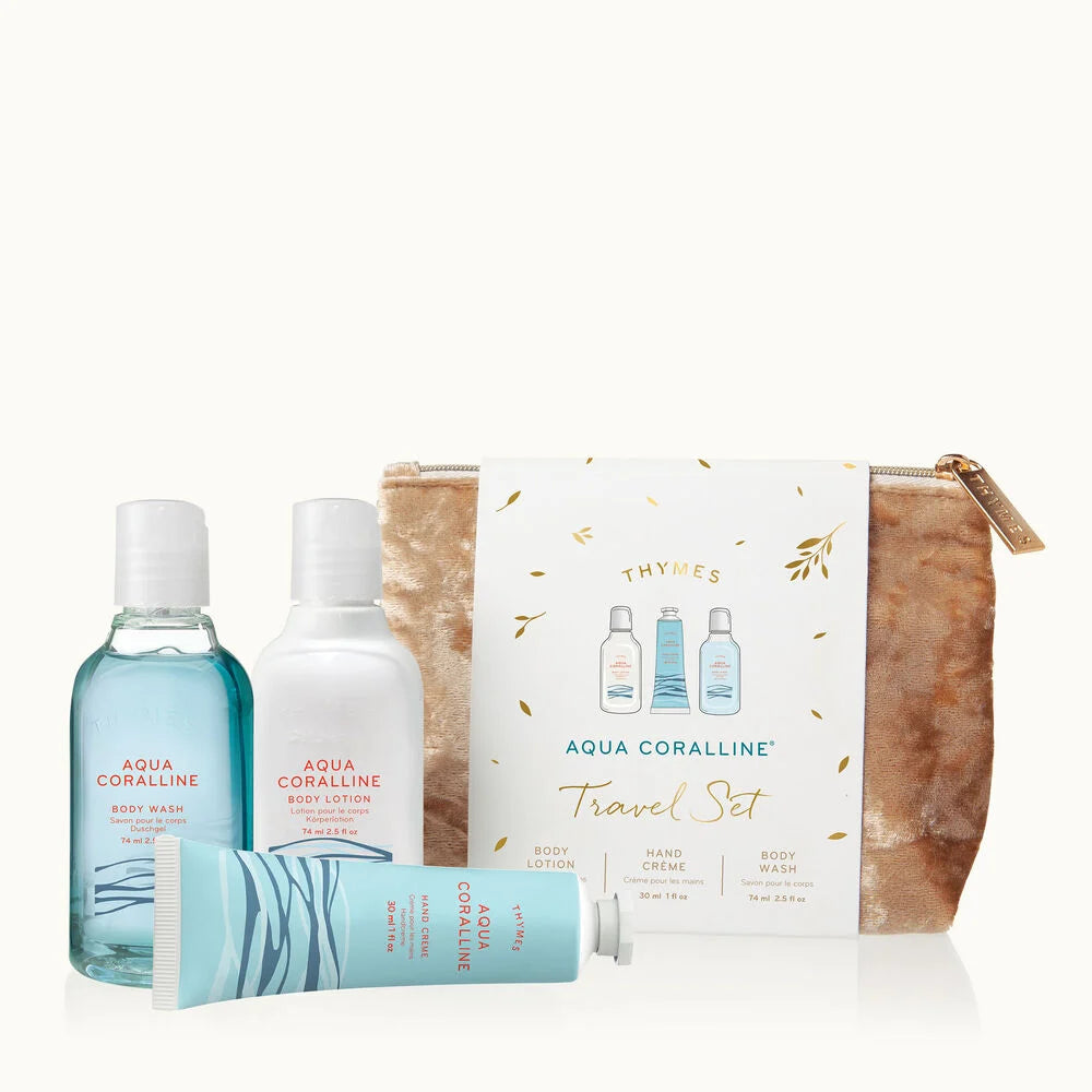 Aqua Coralline Travel Set by Thymes