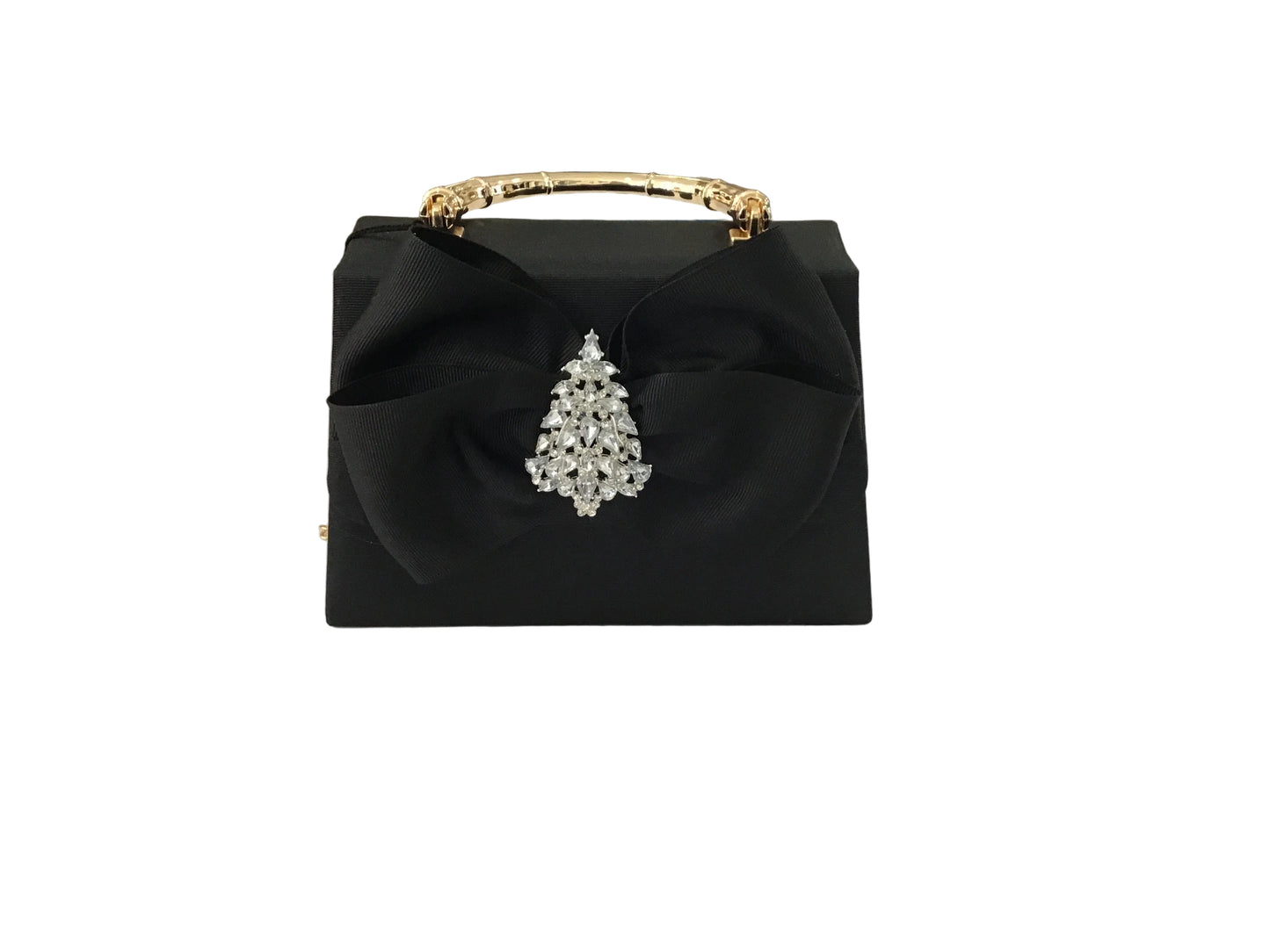 Black Lulu Black Bow with RS Tree Handbag by Lisi Lerch