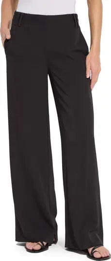 Ellison Elasticated waistband Trouser in Black 3798 by Lysse