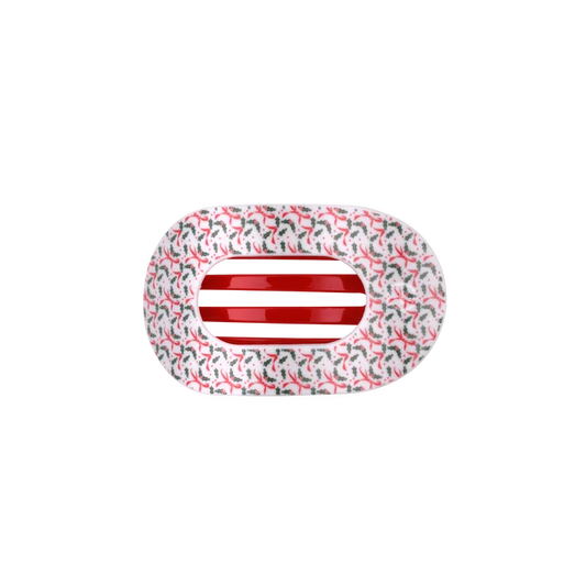 Festive Feels Small Flat Round Hair Clip by Teleties