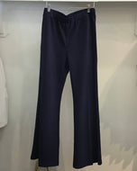 Butter Modal Flare Pant in Navy by P Cill