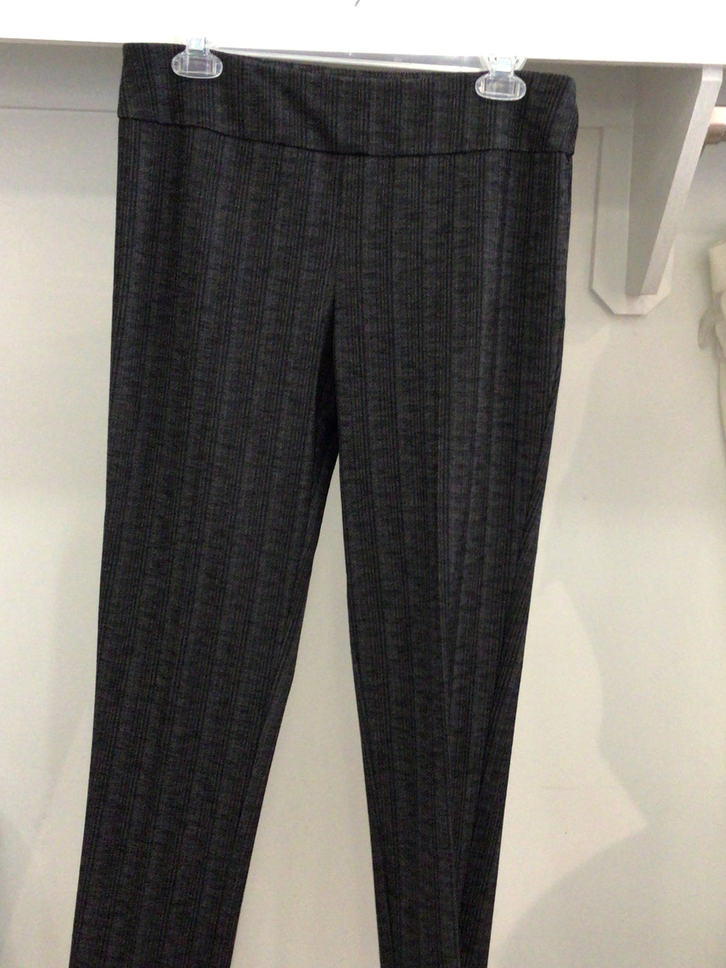 Wide Waist Ankle Pant in Sharkskin by Estelle and Finn