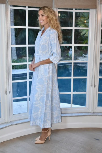Desert Dress Tobacco Leaf Sky by Just Darviny