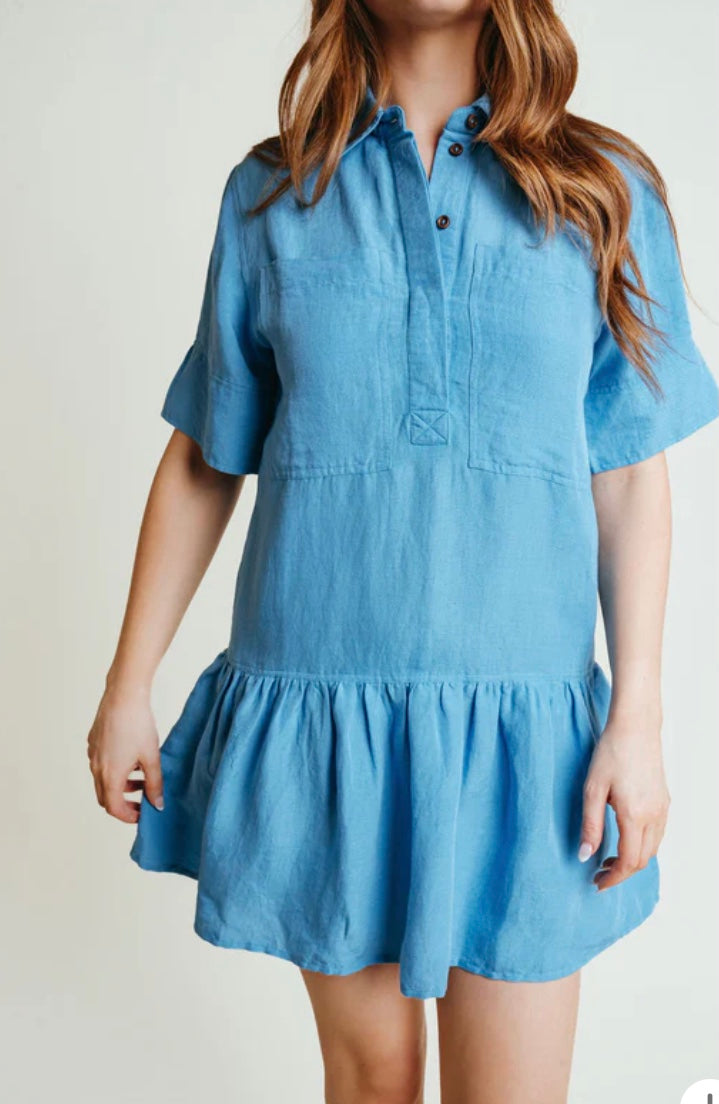 Lola Dress in Blue by LaRoque