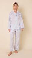 Classic Stripe Luxe Pima Long Pajama by Cat’s Pajama