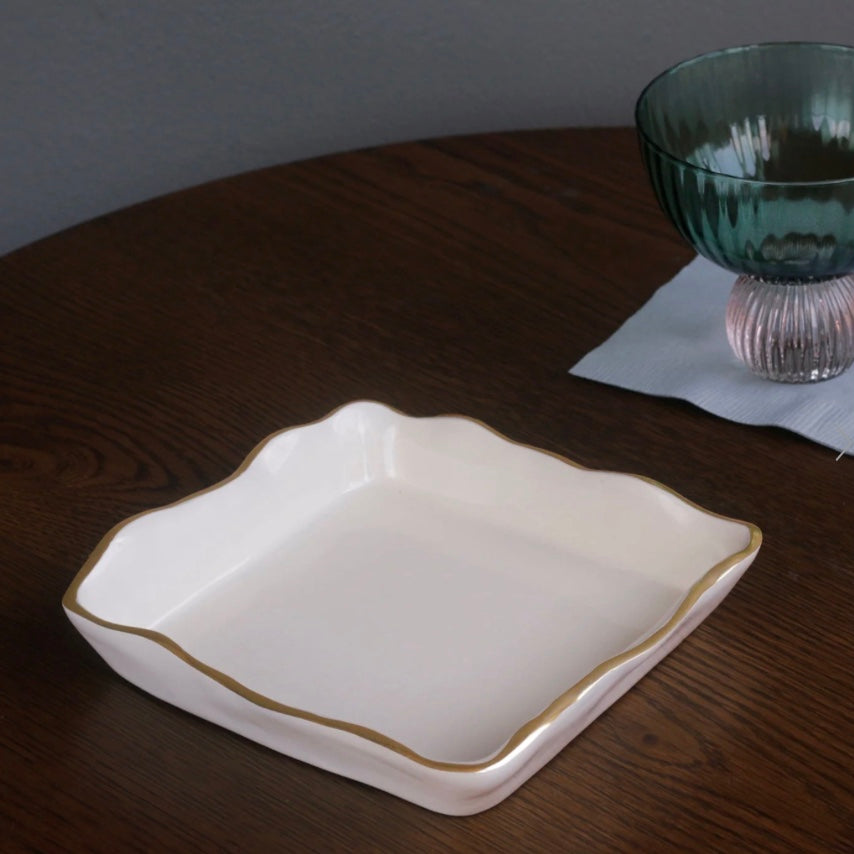 Encanto Soho Beverage Napkin Holder in Cream by Beatriz Ball