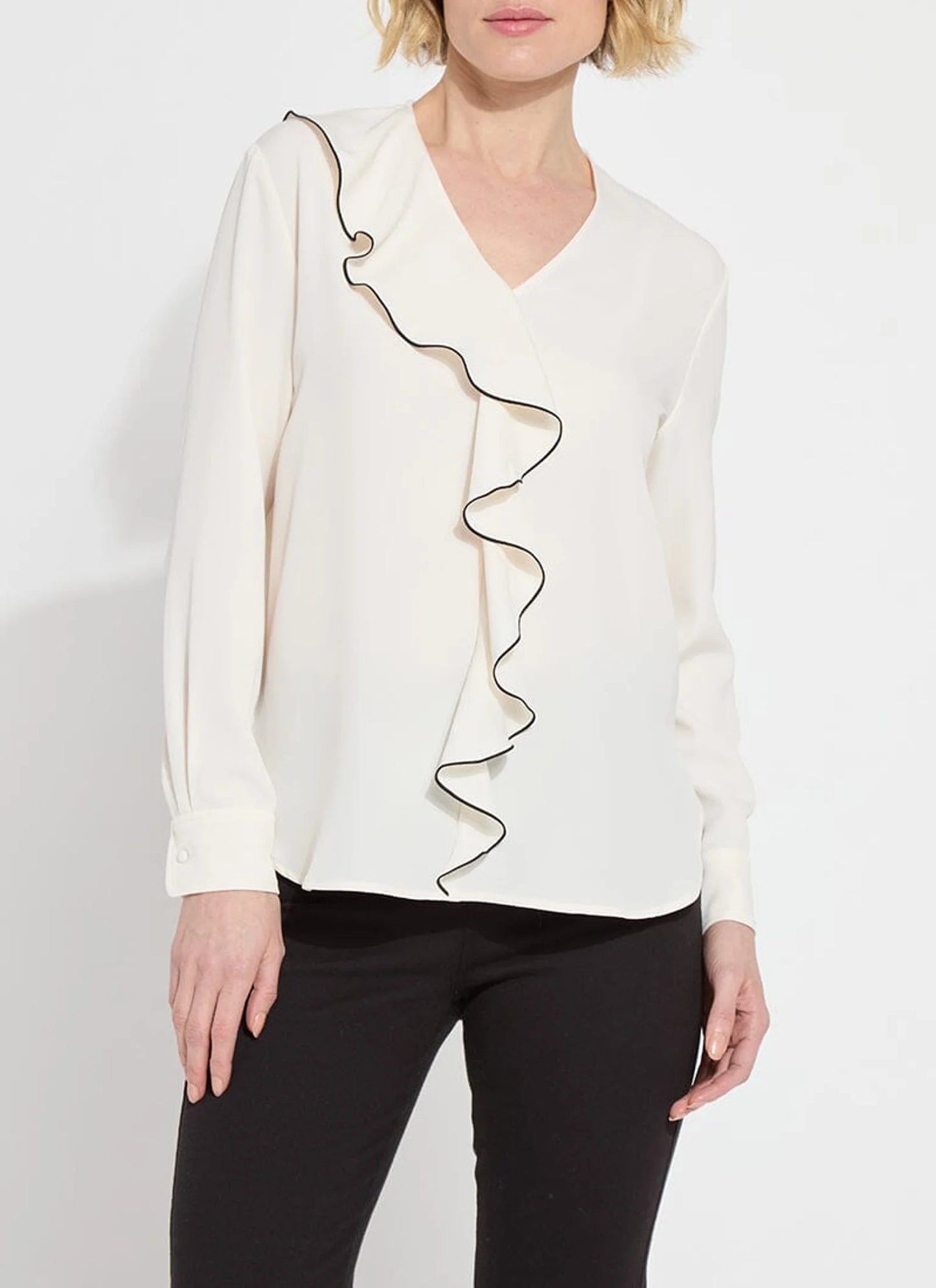 Marianne Ruffle Blouse by Lysse