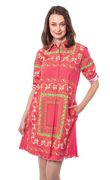 Chatham Pink Green Links by Dizzy Lizzie