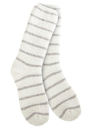 Heather Grey Silver Cozy Socks by Crescent Sock Co