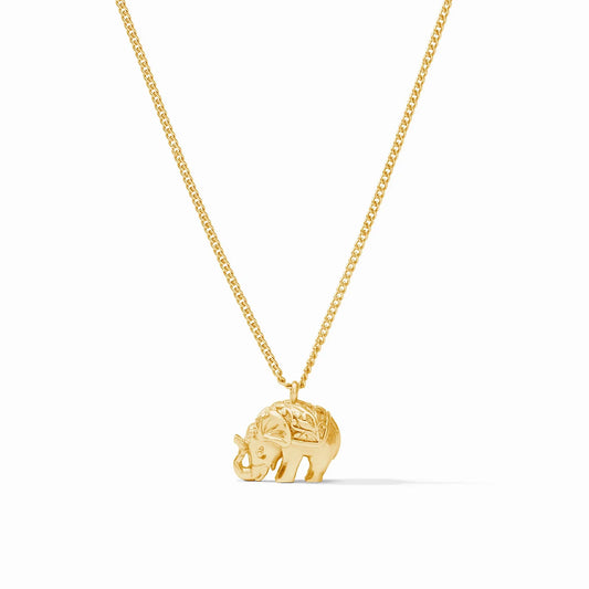 Elephant Necklace in Gold by Julie Vos