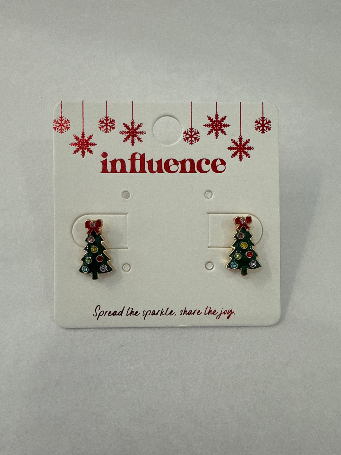 Green Tree Earring