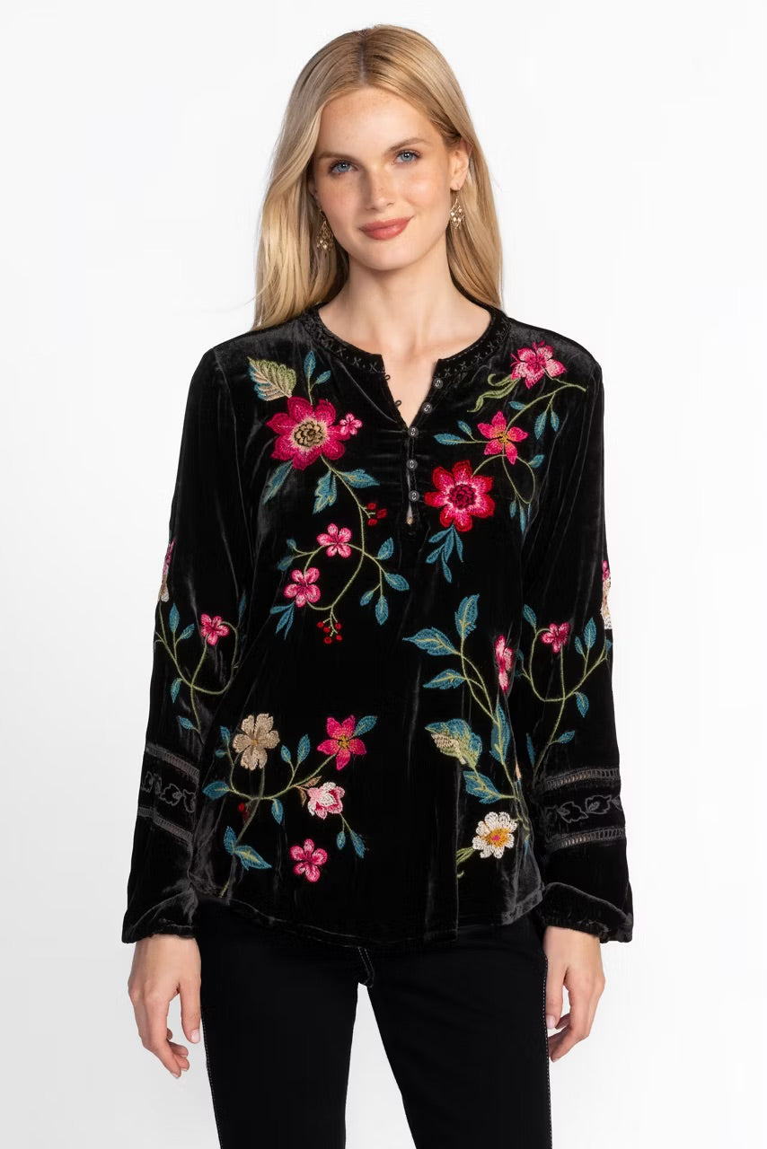 Velvet Estate Blouse - Rhoda by Johnny Was