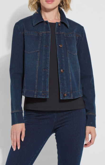 Classic Denim Jacket in Indigo by Lysse