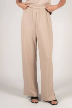 Load image into Gallery viewer, Scuba Modal Wide Leg Pant in Taupe by P Cill

