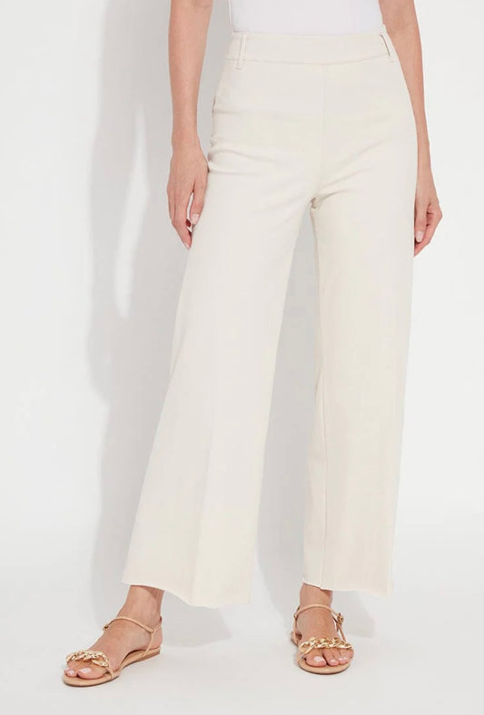 Erin Hi Waist Wide Leg Denim 3209 in Oat by Lysse