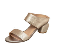 Amelia C14 Mule in Gold Leather by Antelope