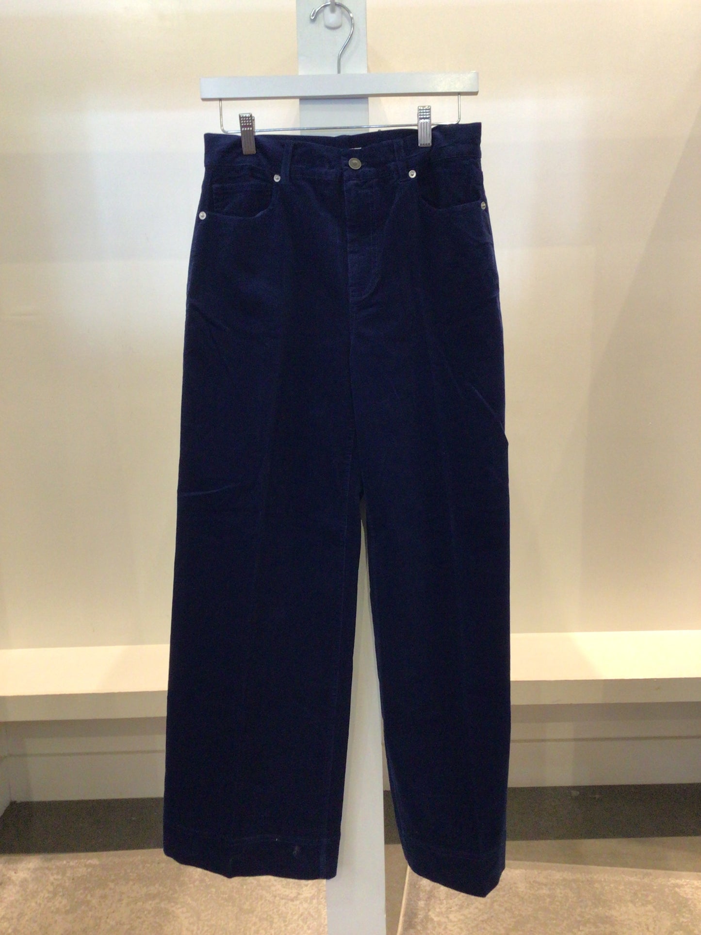 Scottie Flare Corduroy Pant in Midnight Navy by Tyler Böe