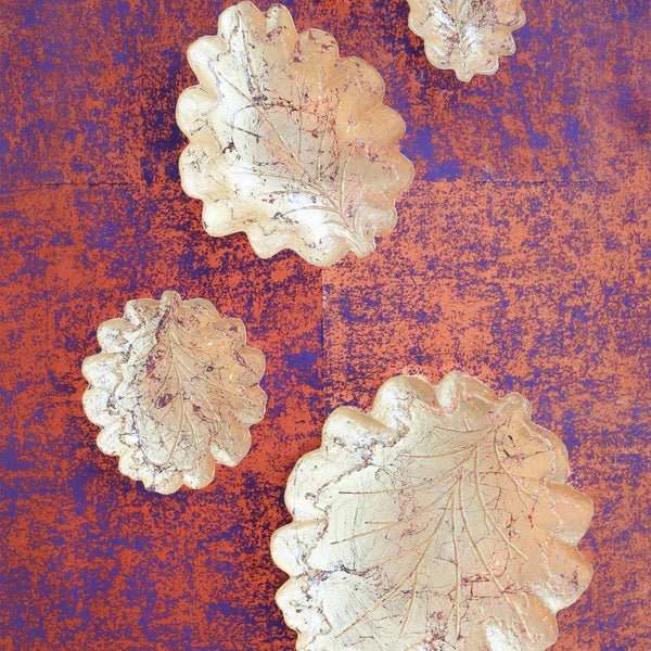 Moon Leaf Small Bowl in Gold by Vietri