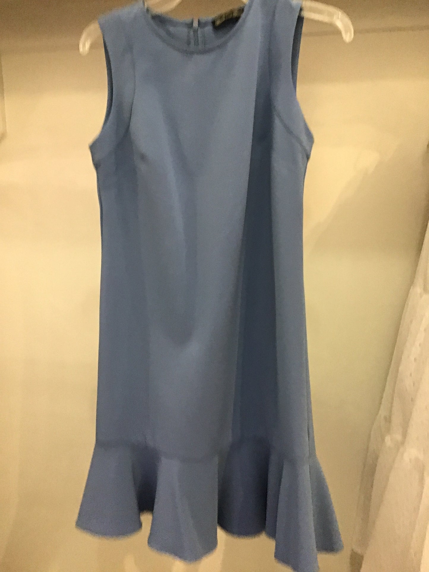 Ruffle Bottom Dress in French Blue by Estelle and Finn