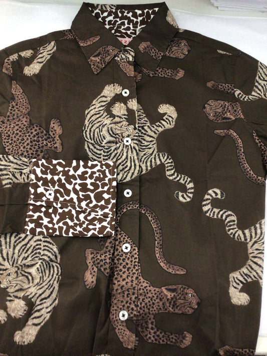 Rome shirt chocolate Cats