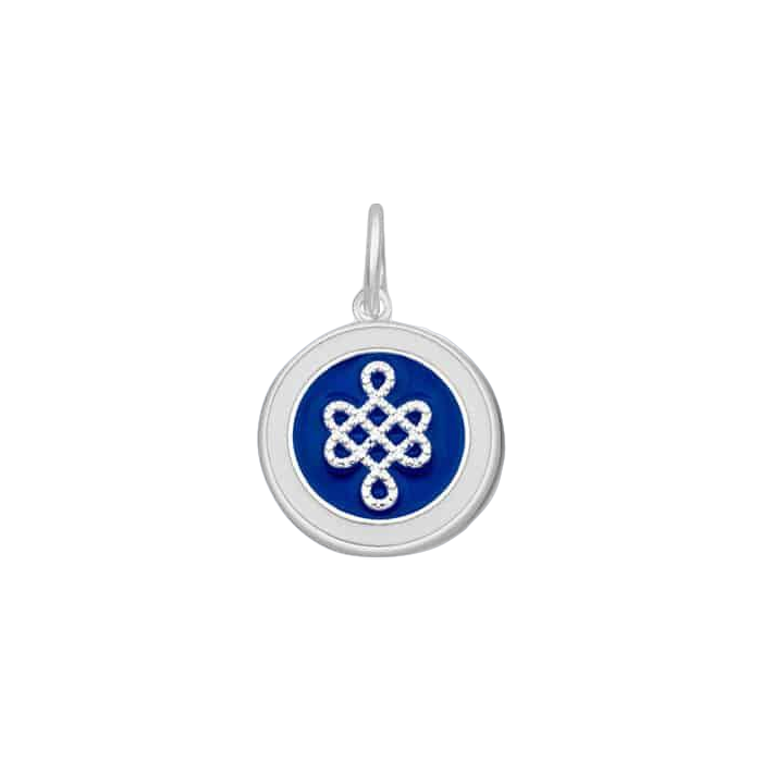 Mother Daughter Pendant Small Blue by Lola