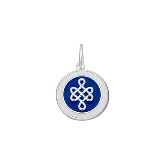 Mother Daughter Pendant Small Blue by Lola