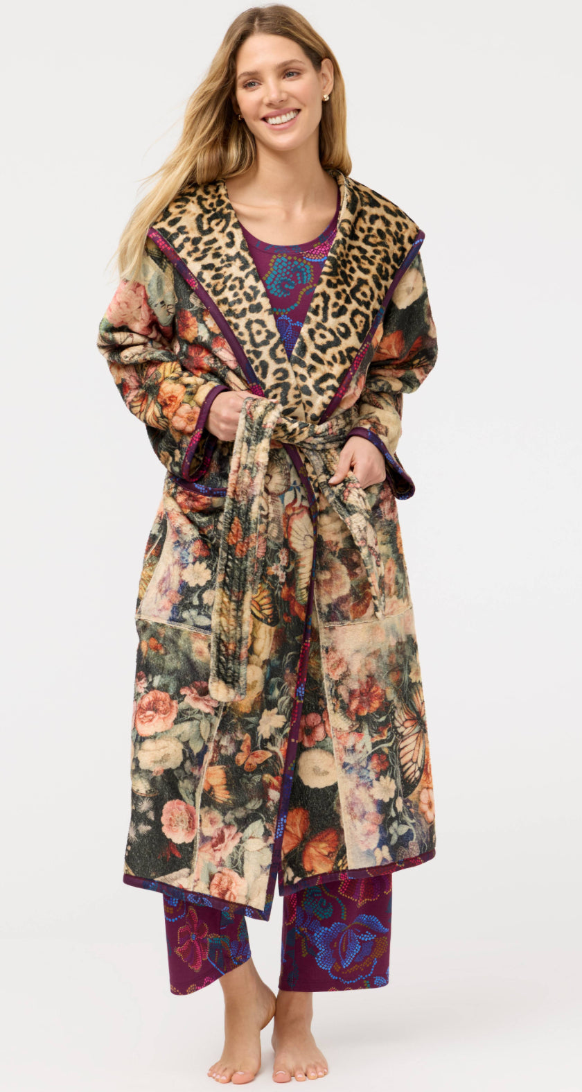 Aditi Robe (Reservable) in Leopard by Johnny Was
