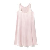 Jessica Satin Nightgown With Pleated Back in Blush by PJ Harlow