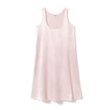 Jessica Satin Nightgown With Pleated Back in Blush by PJ Dreamwear