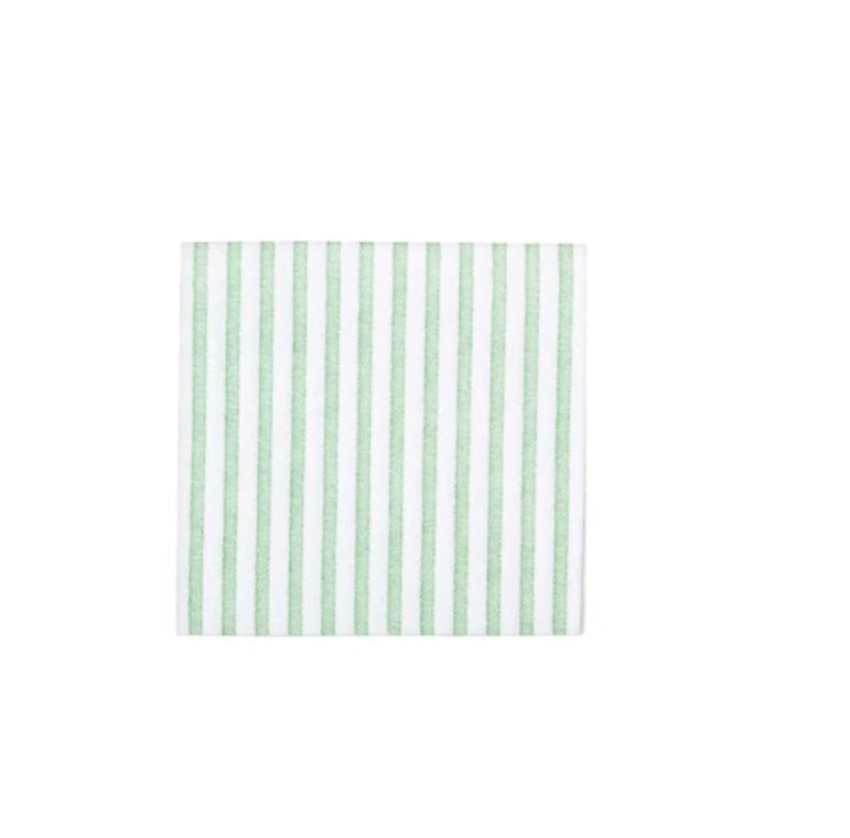Papersoft Cocktail Napkins in Green Capri by Vietri