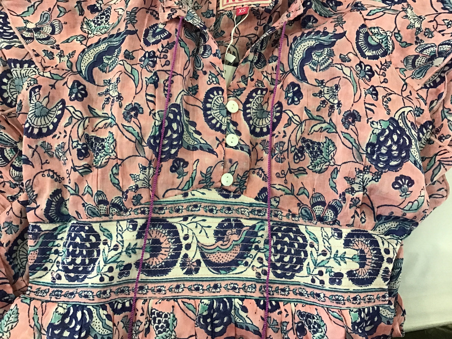 Short Sleeve Dress in Peach Bloom by SALROSA