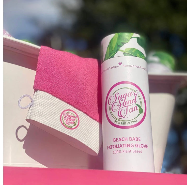 Beach Babe Exfoliating Glove by Sugar Sand Tan