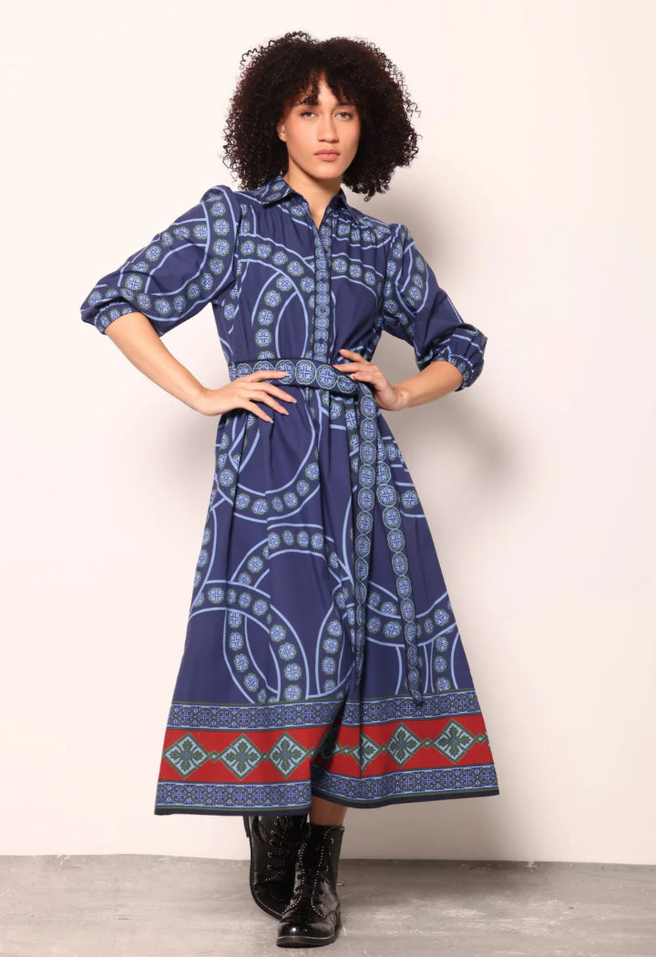 Eliza in Vintage Circles by Maude Vivante