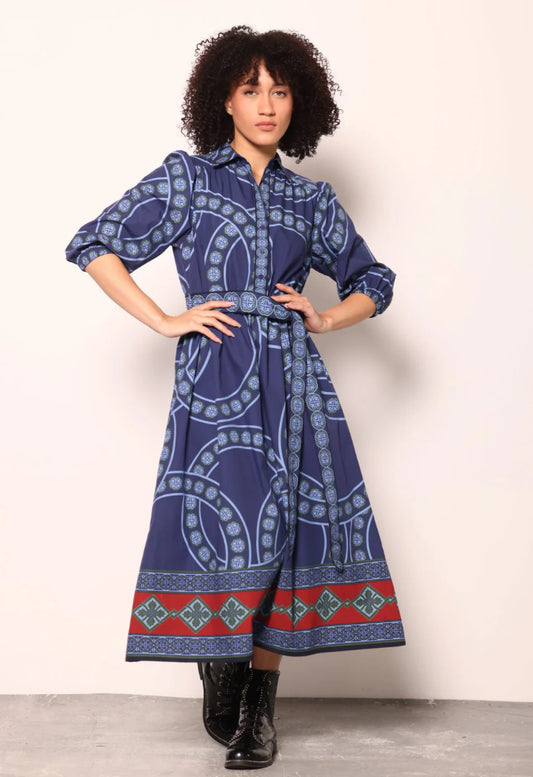 Eliza in Vintage Circles by Maude Vivante