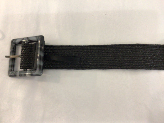 Woven Belt in Black by BC Bags