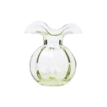 Hibiscus Glass Green Bud Vase by Vietri
