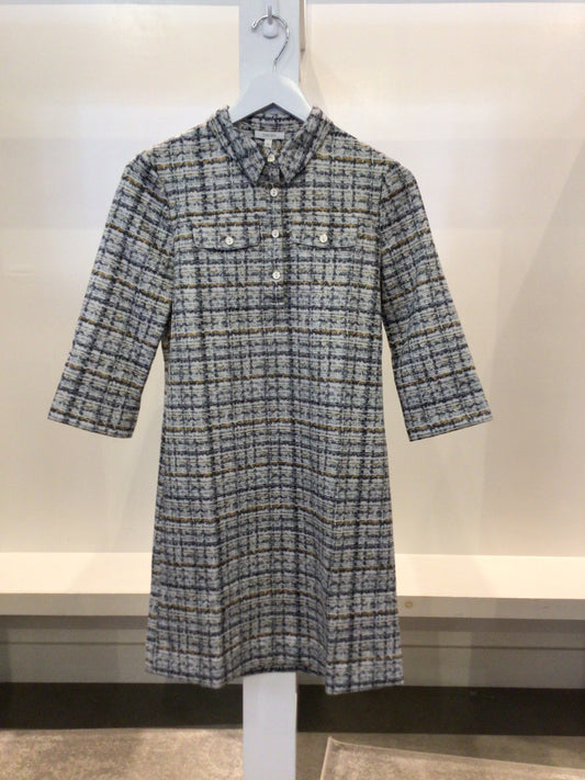 Casey Knit Dress in Plaid by Tyler Böe