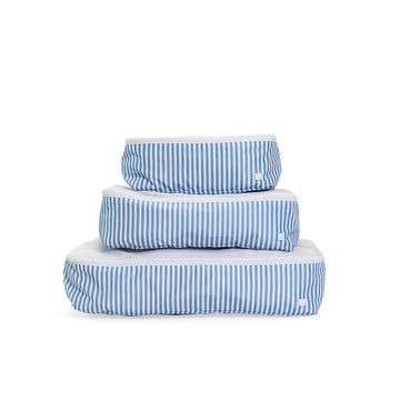 Packing Squad-Packing cubes Pimlico Stripe Chambray by TRVL Design