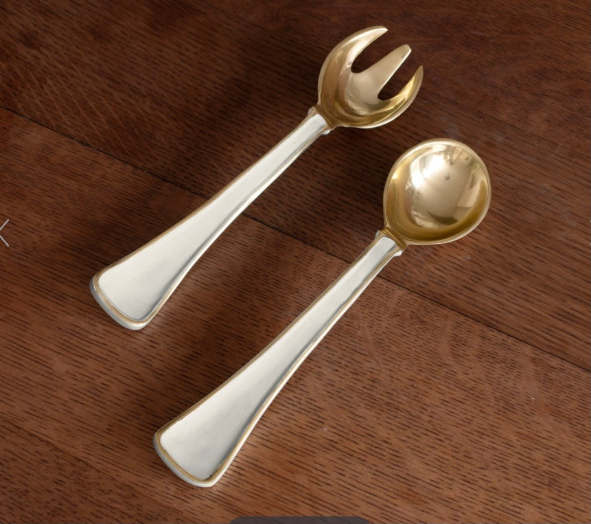 Encanto SOHO Salad Servers by Beatriz and Ball