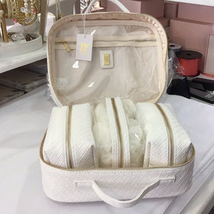 Luxe Bridal travel case in White by TRVL