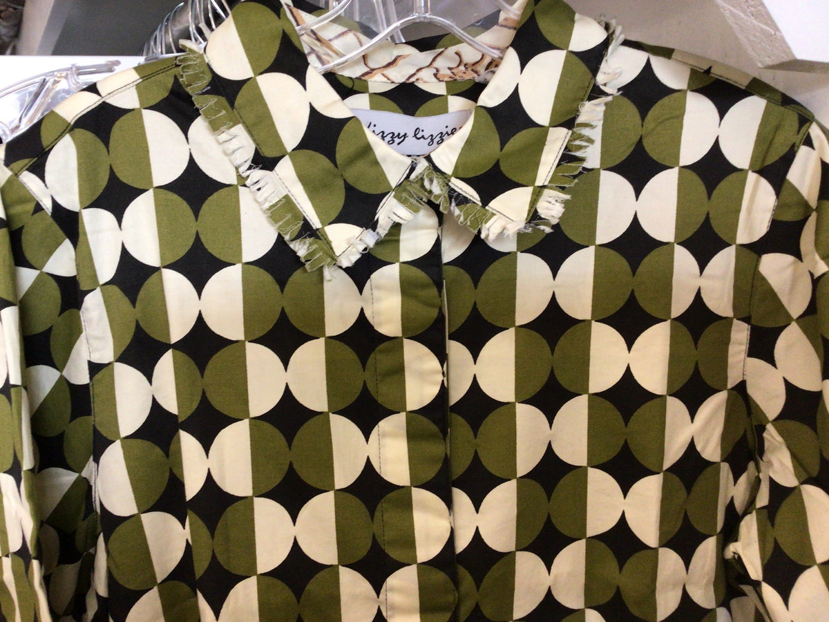 Chatham Green Retro Print by Dizzy Lizzie