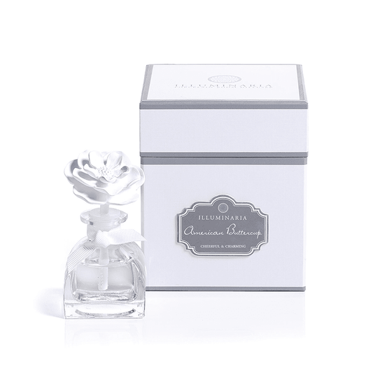 Illuminaria American Buttercup Mini Porcelain Diffuser by Zodax