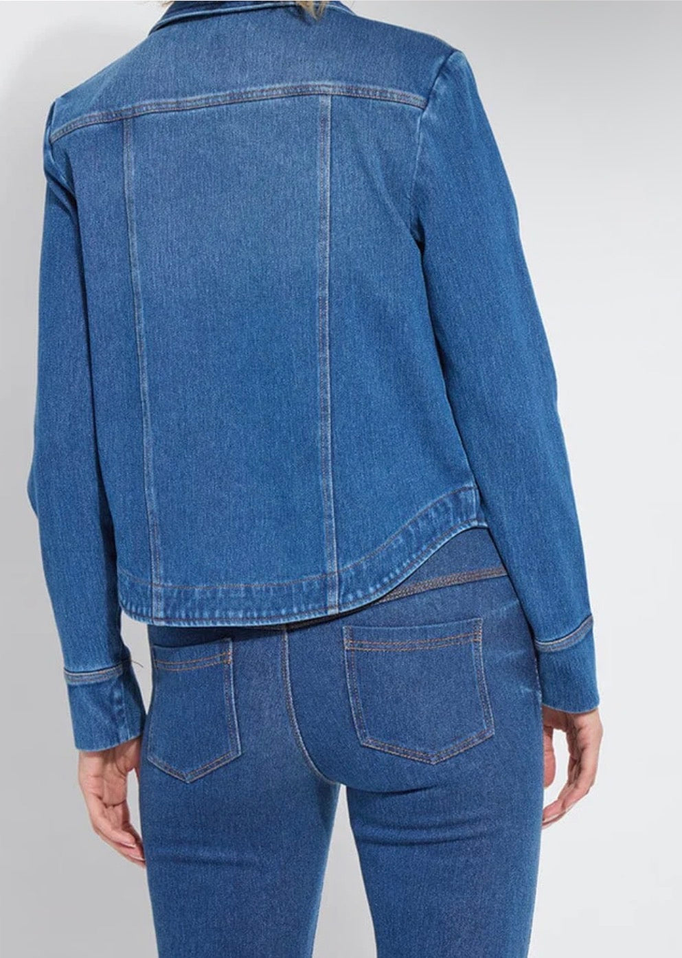 Classic Denim Jacket in Mid Wash by Lysse