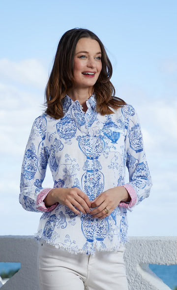 Vail Tunic Choinserie Print Shirt by Dizzy Lizzie