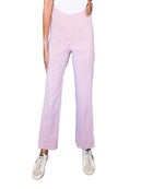 Krazy Larry P-600 Linen Pant in Pink/White Stripe