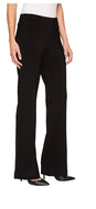 Microfiber Long Flare Pant P-25  in Black by Krazy Larry