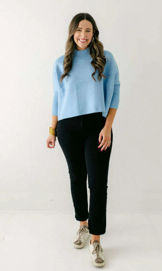 Aja Ortho Solid Top in Light Blue by Kerisma