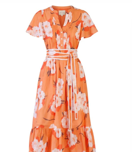 Leni Dress in Ashburn Apricot by Beyond Vera